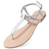 Image 1 : NEW PAIR OF WOMENS SIZE 9 FLAT SANDALS MADE BY