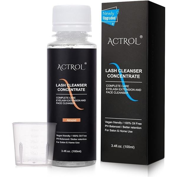 NEW 100ML ACTROL LASH CLEANSER CONCENTRATE