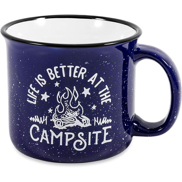 NEW CAMCO LIFE IS BETTER AT THE CAMPSITE CERAMIC