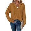 Image 1 : NEW RIROW WAFFLE HOODED LONG SLEEVE CARAMEL SZ L