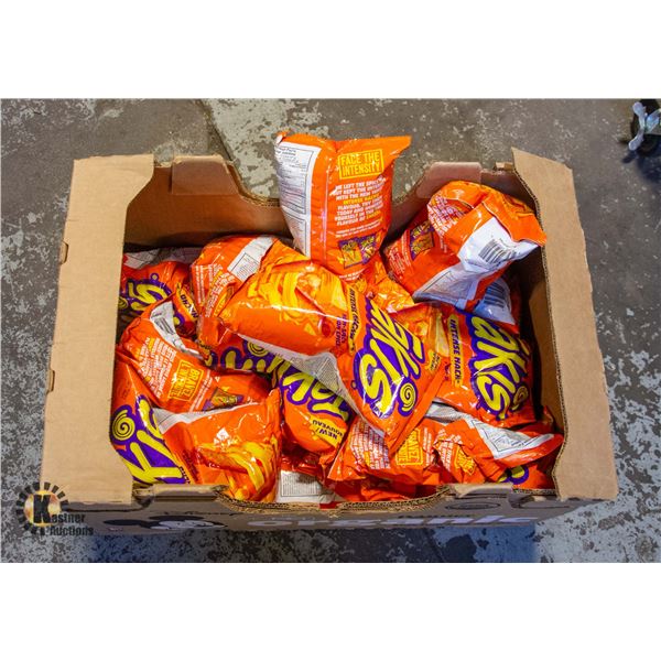 LARGE BOX OF TAKIS INTENSE NACHO CHEESE FLAVOURED