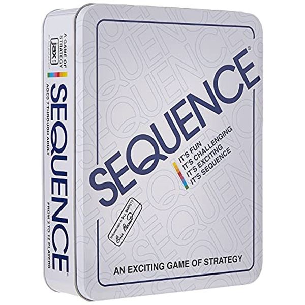 SEQUENCE CLASSIC BOARD GAME - TIN BOX