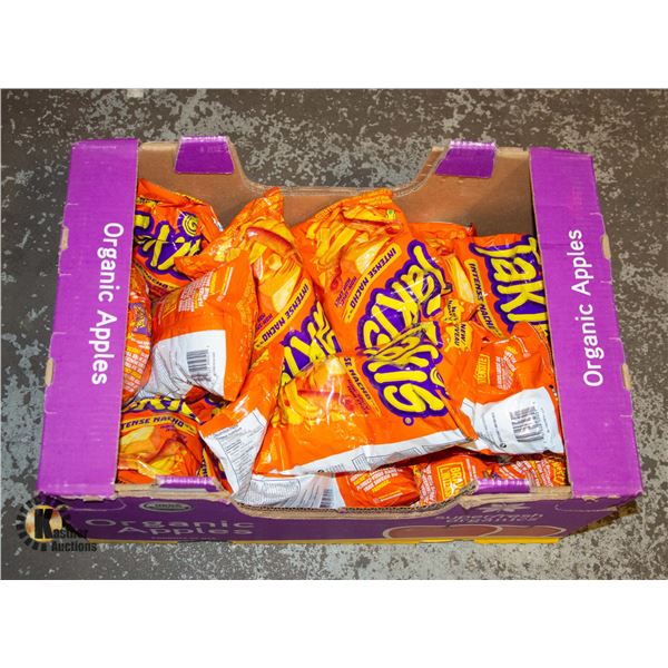 LARGE BOX OF TAKIS INTENSE NACHO CHEESE FLAVOURED