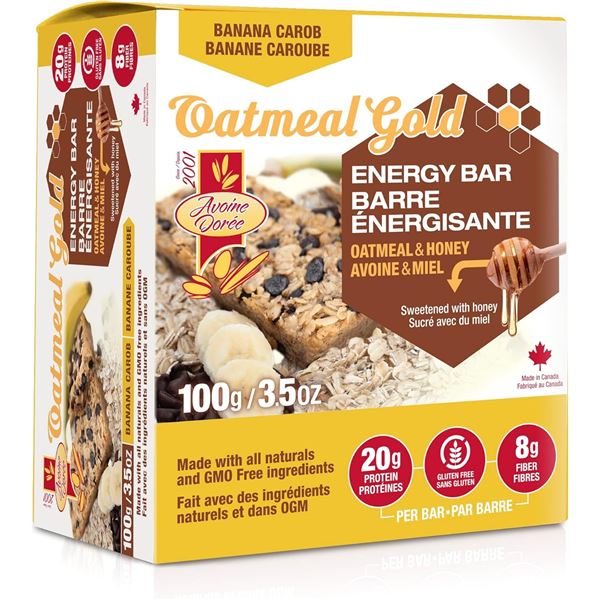 NEW 6 PACK OF OATMEAL GOLD ENERGY BARS