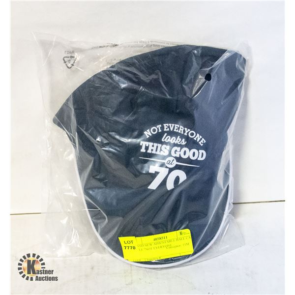 BRAND NEW ADJUSTABLE BALL CAP STYLE "NOT EVERYONE