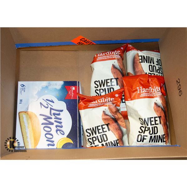 MIXED LOT WITH 4 BAGS OF HARDBITE SWEET SPUD OF