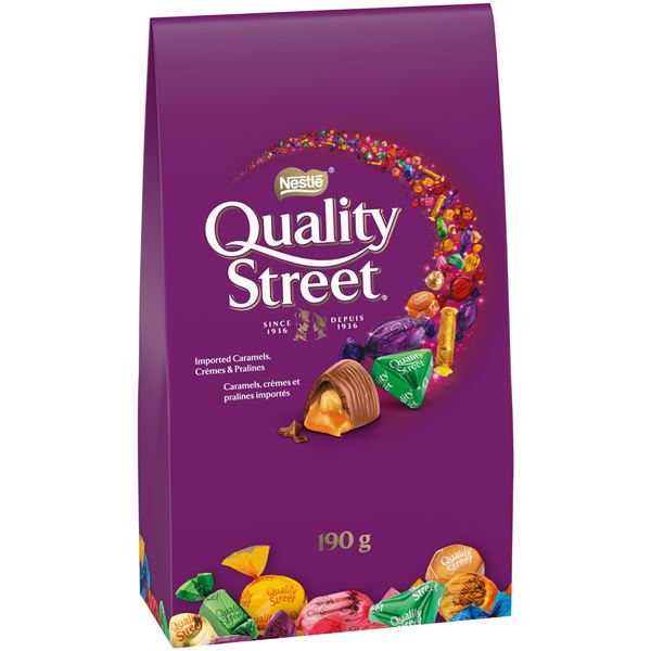 NEW DOZEN BOX OF 190G QUALITY STREET CARAMELS
