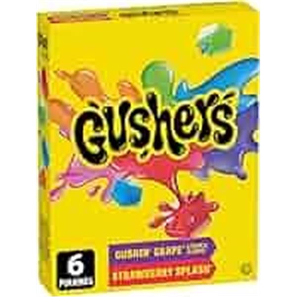 NEW 138G FRUIT GUSHERS VARIETY PACK