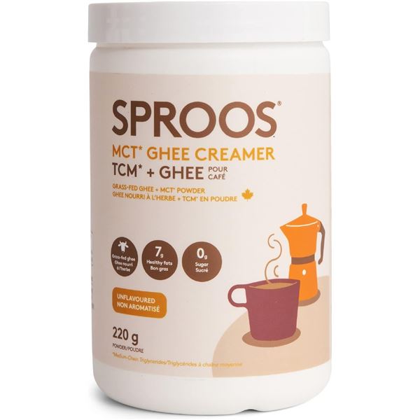 NEW 200G SPROOS KETO CREAMER UNFLAVOURED