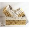 Image 1 : BRAND NEW SET OF 3 ROPE WOVEN TIDY STORAGE BASKETS