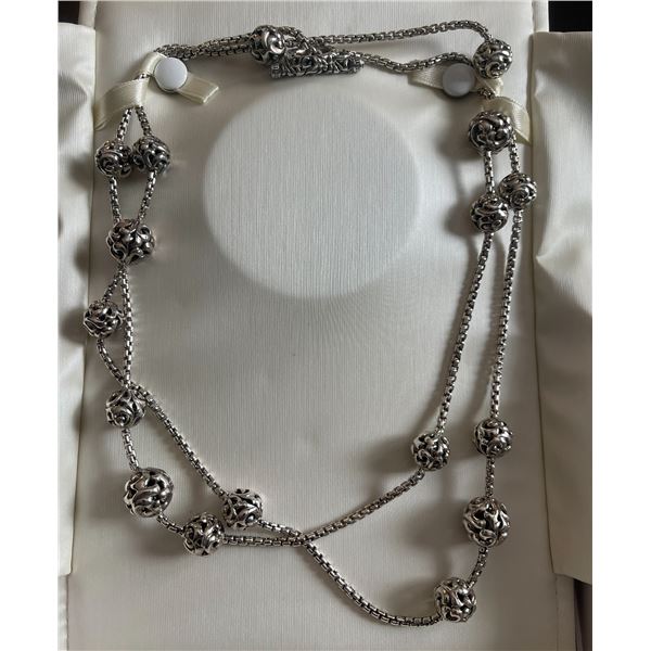 Sterling Silver Station Necklace from Gunderson's.