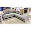 Image 2 : 3-PC FABRIC SECTIONAL SOFA WITH CHAISE