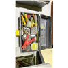 Image 2 : TOOLBOX WITH ASSORTED TOOL CONTENTS