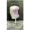 Image 2 : AMETHYST POLISHED GEODE ON STAND APPROX 5" RETAIL $450