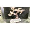 Image 2 : ROSE QUARTZ TREE APPROX 8" RETAIL $450