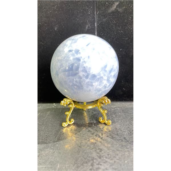 CELESTITE SPHERE APPROX 2.7 RETAIL $350