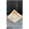 Image 2 : ORGONITE SELENITE WITH QUARTZ PYRAMID LISTED RETAIL $250