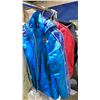 Image 8 : RACK OF ASSORTED CLOTHING INCLUDING; DRESSES, COATS, HOODIES AND MORE *RACK NOT INCLUDED*