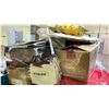 Image 2 : PALLET OF ASSORTED ITEMS INCLUDING; PILLOW, SUITCASE, FAN AND MORE