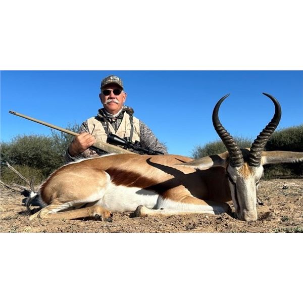 Springbuck Target Shooting Long Range Challenge-Springbuck,Blesbuck,Blackwildebeest for 2 hunters