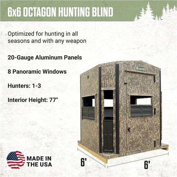 Shadow Hunter Octogen Combo 6x6 Hunting Blind