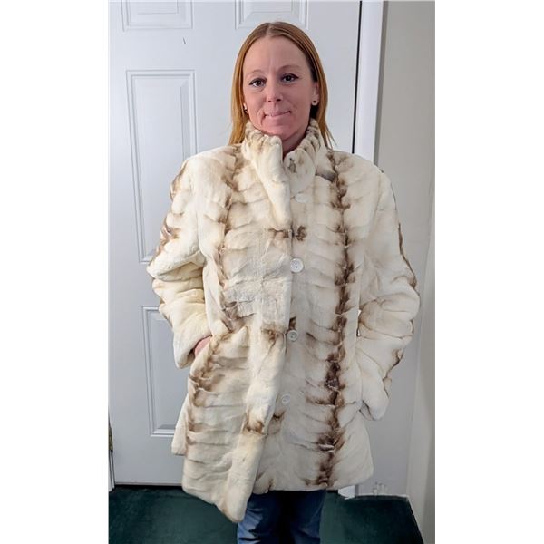 Sheared Marbled Mink Stroller