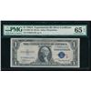 Image 1 : 1935A $1 Experimental R Silver Certificate PMG 65EPQ