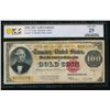 1922 $100 Gold Certificate PCGS 25