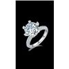 Image 3 : Sparkling 5 Ct VVS1 White F-G Fire Moissanite Ring
