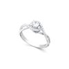 Image 2 : 14KT White Gold 0.47ctw Diamond Ring