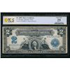 1899 $2 Mini Porthole Silver Certificate PCGS 25