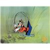 Image 1 : Disney Goofy Fishing Limited Edition Sericel Animation Art Cel