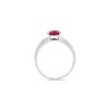 Image 4 : 14KT White Gold 2.05ct Ruby and Diamond Ring