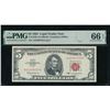 Image 1 : 1963 $5 Legal Tender Note PMG 66EPQ