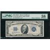 Image 1 : 1934C $10 Silver Certificate PMG 58