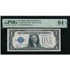 1928D $1 Silver Certificate PMG 64EPQ