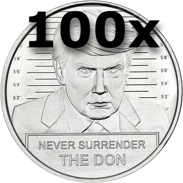 Donald Trump Fight Fine Silver Coin BUNDLE (100)