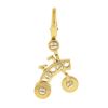 Image 1 : Cartier Collectible 18K Gold Detailed Moveable Tricycle Bicycle Charm Pendant