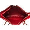 Image 5 : Chanel Red Leather Quilted Chain Shoulder Bag