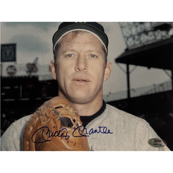 Mickey Mantle signed photo