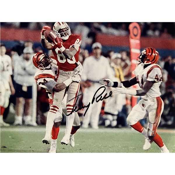 SF 49ers Jerry Rice signed photo