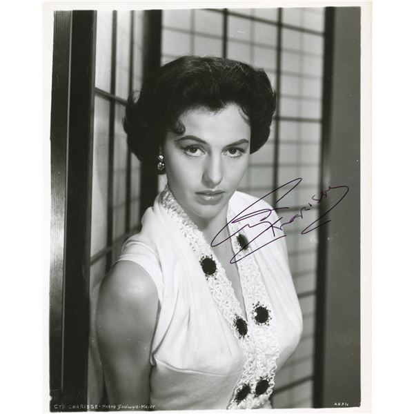 Cyd Charisse signed photo