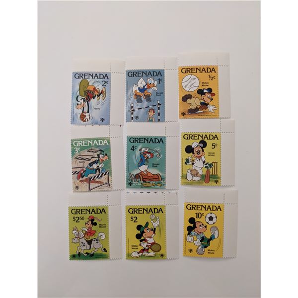 Turks & Caicos 1979 Disney Characters  Stamp Set