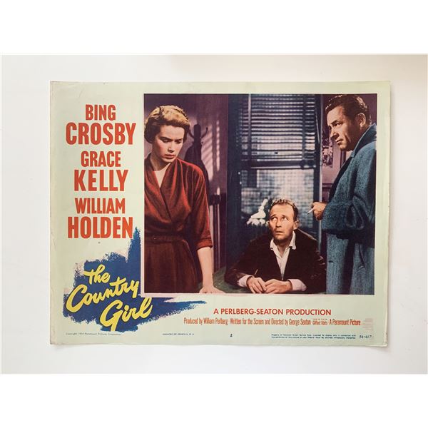 The Country Girl original 1954 vintage lobby card