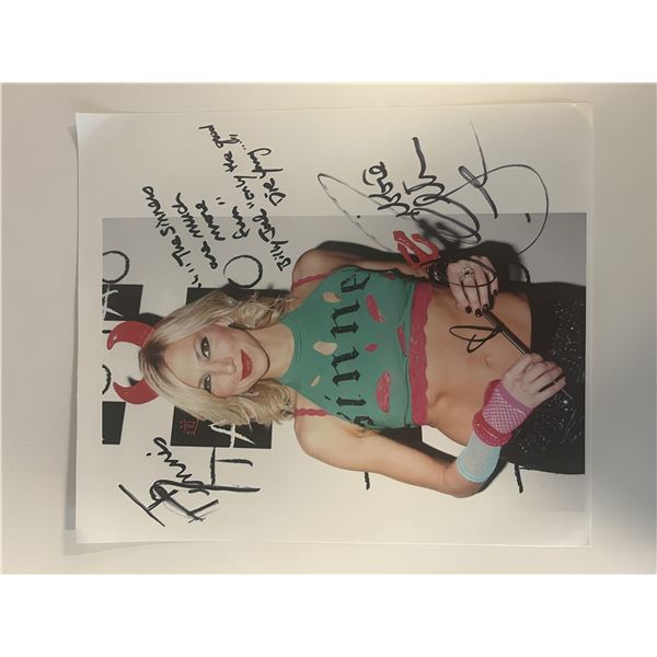 Singer Debbie Gibson signed photo