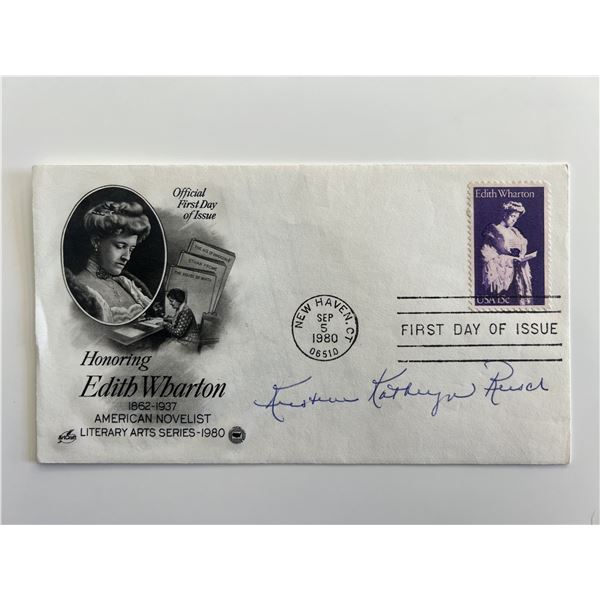 Kristine Kathryn Rusch signed commemorative cover