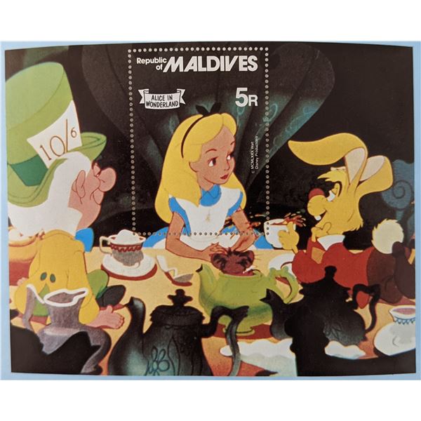 Disney's Alice In Wonderland Souvenir Stamp Sheet
