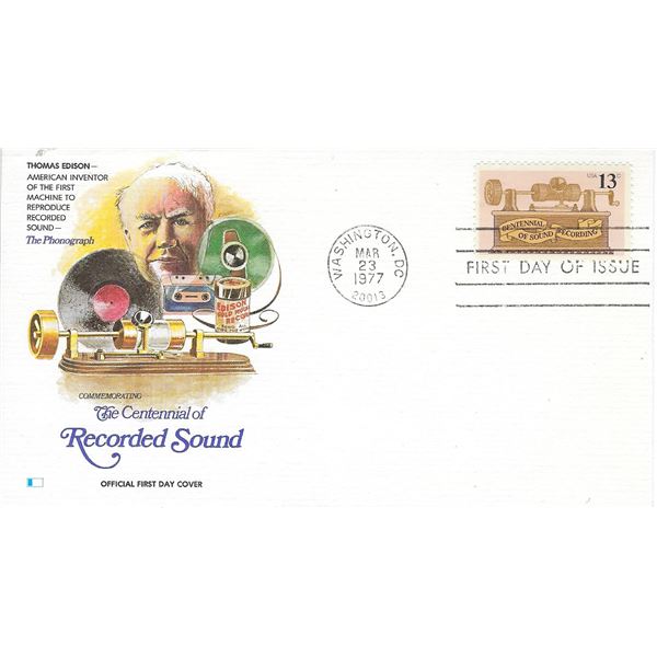 The Centennial Recorded Sound FDC
