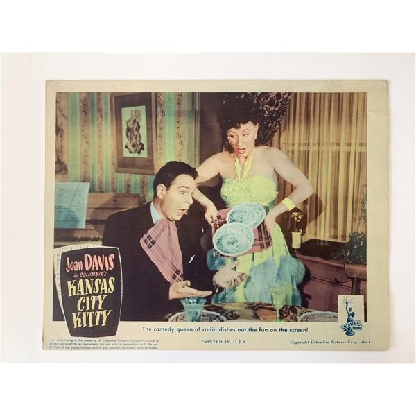 Kansas City Kitty original 1944 vintage lobby card