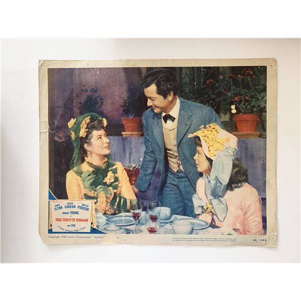 That Forsyte Woman original 1949 vintage lobby card